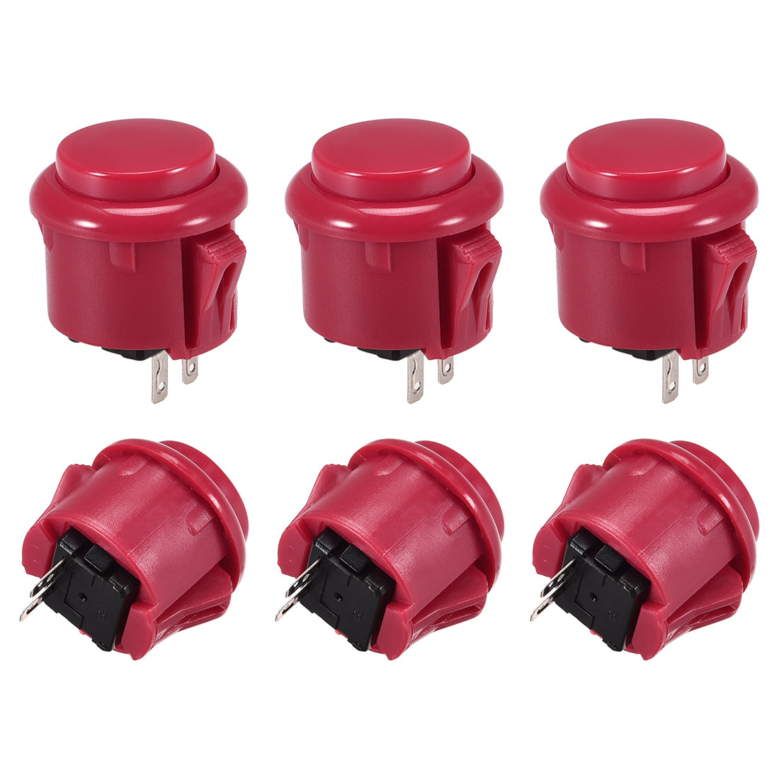Harfington Round Game Push Button Mounting Hole Momentary Switch