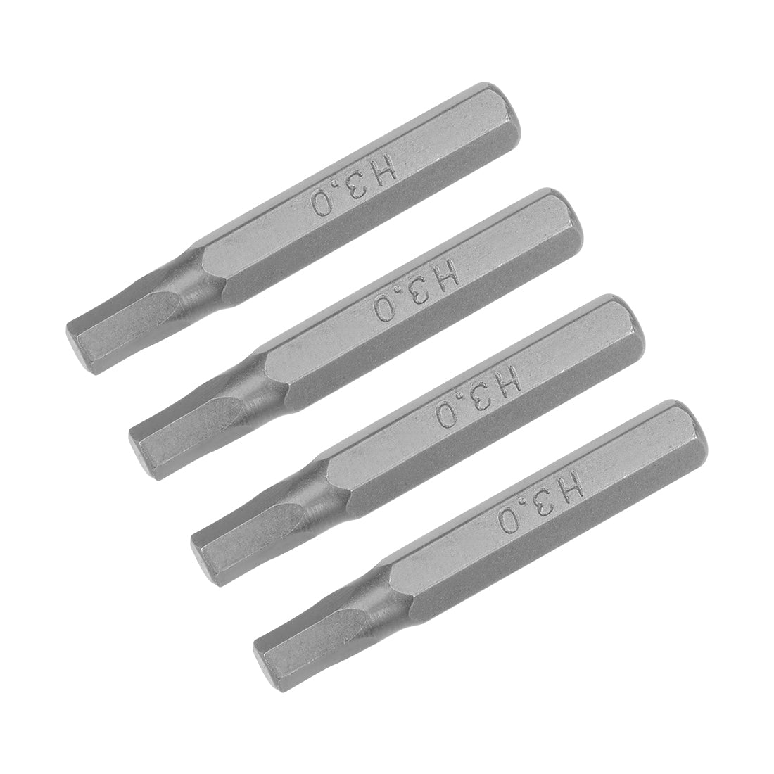 Uxcell Hex Bits 4pcs 5/32 Inch Hex Shank H3 Hexagon Screwdriver Bit Set ...