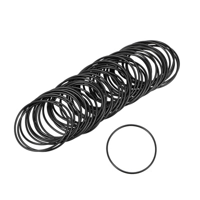 Harfington Uxcell O-Rings Nitrile Rubber 38mm Inner Diameter 41mm OD 1.5mm Width Round Seal Gasket 50 Pcs