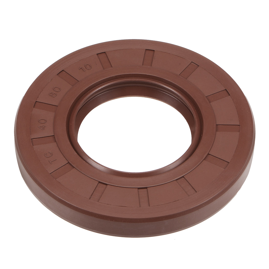 uxcell Uxcell Oil Seal 40mm Inner Dia 80mm OD 10mm Thick Fluorine Rubber Double Lip Seals
