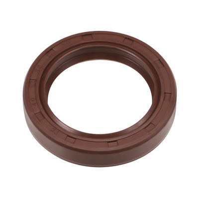 Harfington Uxcell Oil Seal 40mm Inner Dia 56mm OD 10mm Thick Fluorine Rubber Double Lip Seals