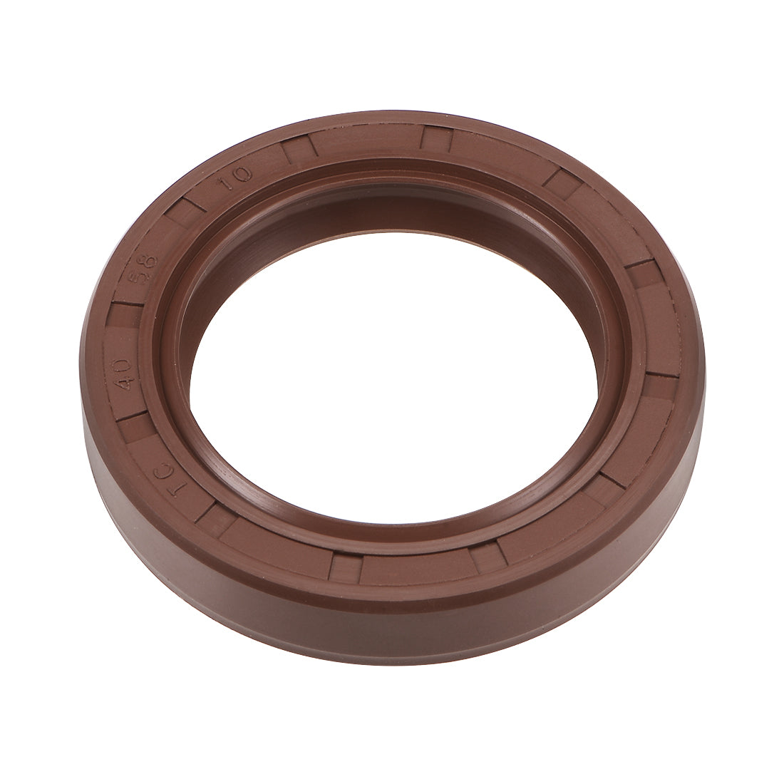uxcell Uxcell Oil Seal 40mm Inner Dia 58mm OD 10mm Thick Fluorine Rubber Double Lip Seals