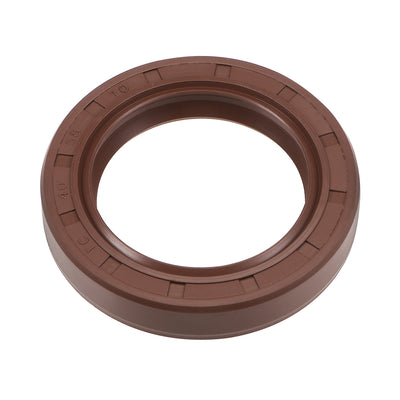 Harfington Uxcell Oil Seal 40mm Inner Dia 58mm OD 10mm Thick Fluorine Rubber Double Lip Seals