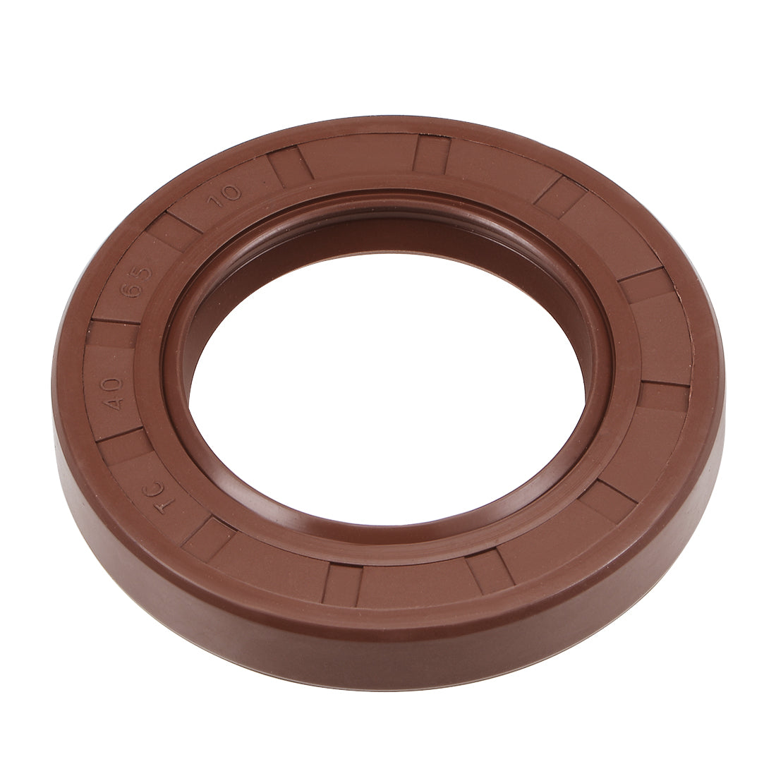 uxcell Uxcell Oil Seal 40mm Inner Dia 65mm OD 10mm Thick Fluorine Rubber Double Lip Seals