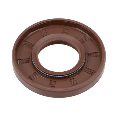 Harfington Uxcell Oil Seal 25mm Inner Dia 52mm OD 7mm Thick Fluorine Rubber Double Lip Seals 2Pcs