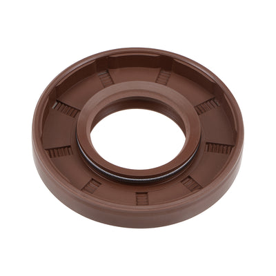 Harfington Uxcell Oil Seal 25mm Inner Dia 52mm OD 8mm Thick Fluorine Rubber Double Lip Seals 2Pcs