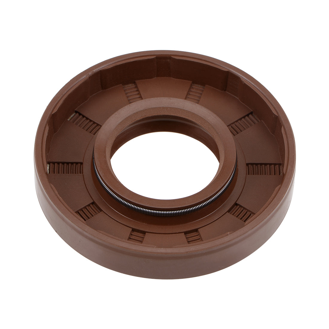 uxcell Uxcell Oil Seal 25mm Inner Dia 55mm OD 10mm Thick Fluorine Rubber Double Lip Seals