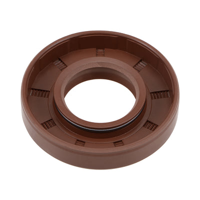 Harfington Uxcell Oil Seal 25mm Inner Dia 52mm OD 10mm Thick Fluorine Rubber Double Lip Seals