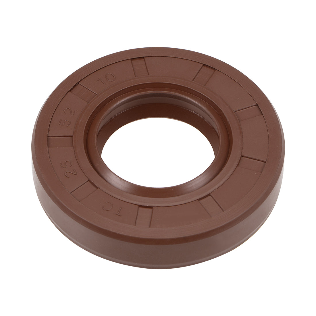 uxcell Uxcell Oil Seal 25mm Inner Dia 52mm OD 10mm Thick Fluorine Rubber Double Lip Seals