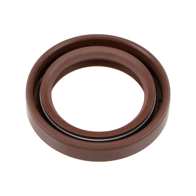 Harfington Uxcell Oil Seal 25mm Inner Dia 36mm OD 7mm Thick Fluorine Rubber Double Lip Seals 2Pcs