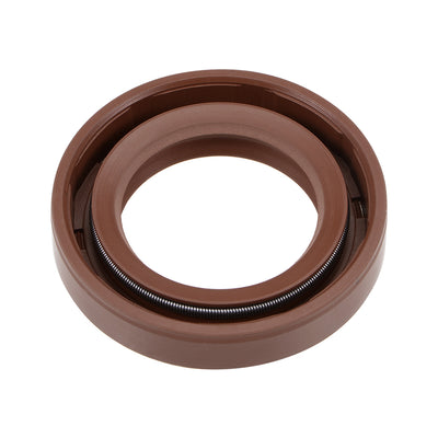 Harfington Uxcell Oil Seal 25mm Inner Dia 40mm OD 8mm Thick Fluorine Rubber Double Lip Seals 2Pcs