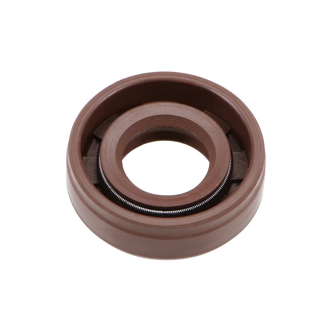 uxcell Uxcell Oil Seal 12mm Inner Dia 24mm OD 7mm Thick Fluorine Rubber Double Lip Seals 2Pcs
