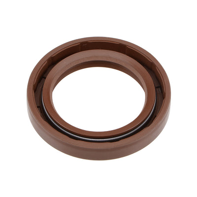 Harfington Uxcell Oil Seal 30mm Inner Dia 44mm OD 7mm Thick Fluorine Rubber Double Lip Seals 2Pcs