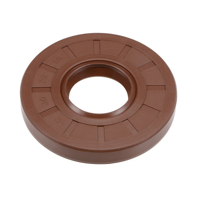 Harfington Uxcell Oil Seal 30mm Inner Dia 72mm OD 10mm Thick Fluorine Rubber Double Lip Seals
