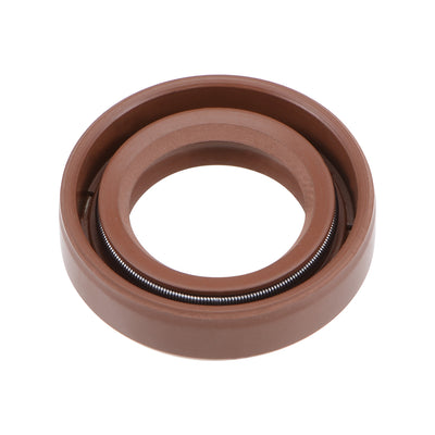 Harfington Uxcell Oil Seal 17mm Inner Dia 28mm OD 7mm Thick Fluorine Rubber Double Lip Seals 2Pcs