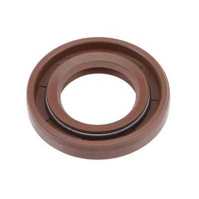Harfington Uxcell Oil Seal 17mm Inner Dia 30mm OD 5mm Thick Fluorine Rubber Double Lip Seals 2Pcs
