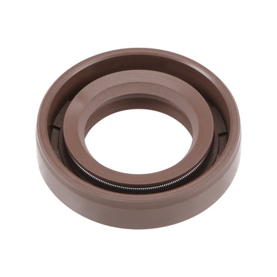 Harfington Uxcell Oil Seal 17mm Inner Dia 30mm OD 7mm Thick Fluorine Rubber Double Lip Seals 2Pcs