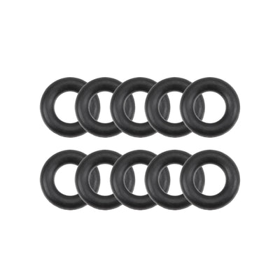 uxcell Uxcell O-Rings Nitrile Rubber 4.6mm Inner Diameter 9mm OD 2.2mm Width Round Seal Gasket 10 Pcs