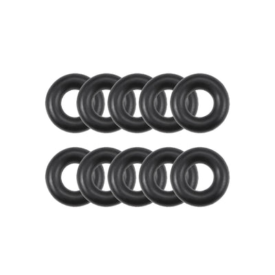 uxcell Uxcell O-Rings Nitrile Rubber 3.6mm Inner Diameter 8mm OD 2.2mm Width Round Seal Gasket 10 Pcs