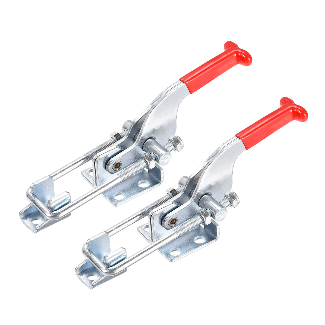 uxcell Uxcell 771lbs Adjustable Latch Galvanized Iron U Bolt Quick Release Toggle Clamp, 2 Pcs