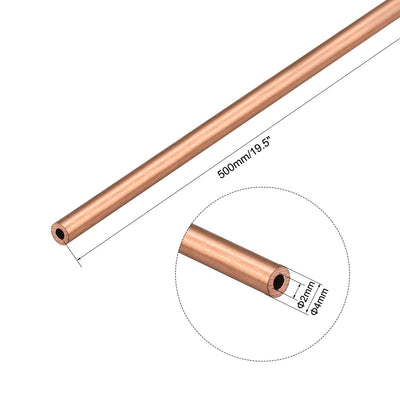 Harfington Uxcell Copper Round Tube Pipe