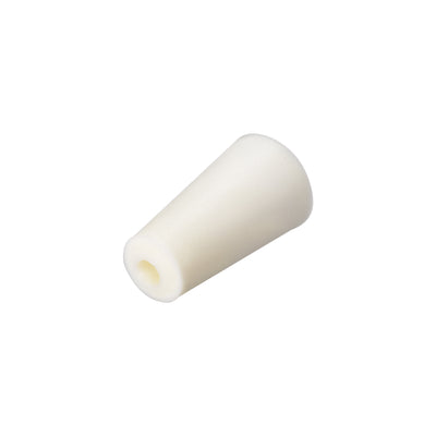 Harfington Uxcell 12-17mm Beige Drilled Silicone Stopper Plugs for Flask Test Tube Stopper 10pcs