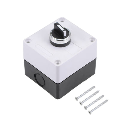 Harfington Uxcell Latching Self-Locking Rotary Selector Push Button Switch 2-Position 415V 10A