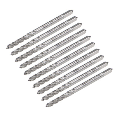 uxcell Uxcell Metric Spiral Point Machine Screw Tap M2.6 Thread 0.45 Pitch H2 High Speed Steel 10pcs
