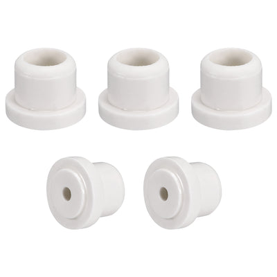Harfington Uxcell 5pcs 6.2mm Hole Dia Ceramic Insulator Bead Round Shaped Insulation Bead 18mm Inner Dia for Heat Shrink Tubing Heating Wire