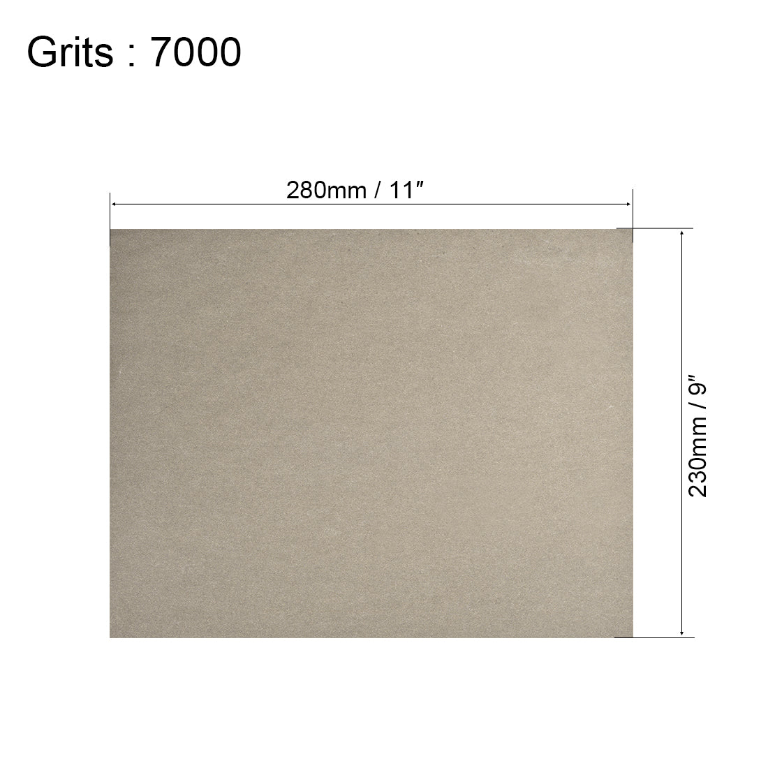 Uxcell Uxcell 3pcs 10000 Grits Wet Dry Waterproof Sandpaper 9" x 11" Abrasive Paper Sheets