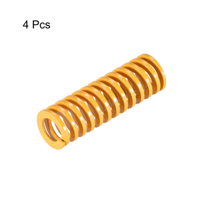 Harfington Uxcell Heated Bed Springs for 3D Printer Light Load Compression Spring, 8 x 25 mm 4pcs