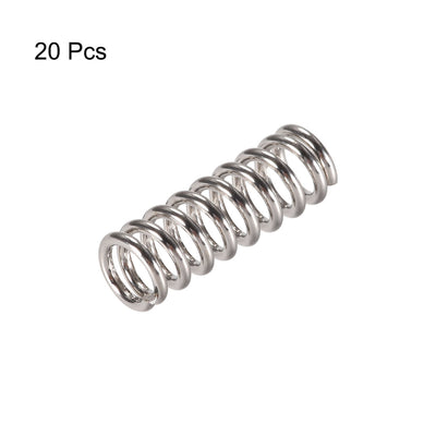 Harfington Uxcell Heated Bed Springs for 3D Printer Extruder Compression Spring, 7.5 x 20 mm 40pcs