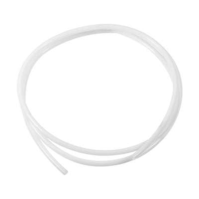 Harfington Uxcell PTFE Tube 4.9Ft - ID 4mm x OD 6mm Fit 3mm Filament for 3D Printer White