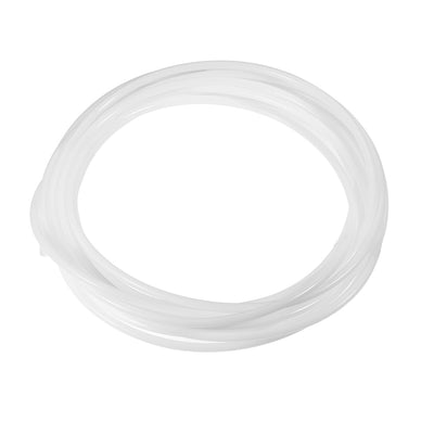 Harfington Uxcell PTFE Tube 26Ft - ID 4mm x OD 6mm Fit 3mm Filament for 3D Printer White