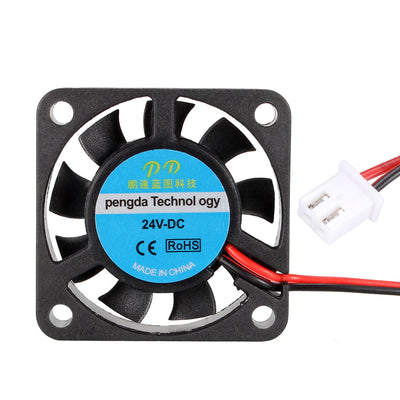 Harfington Uxcell 40mmx40mmx10mm Cooling Fan DC 24V for 3D Printer Extruder