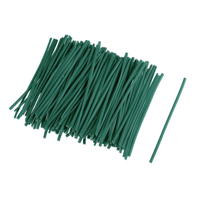 Harfington Uxcell 3 Inches Plastic Twist Ties Reusable Cable Cord Wire Ties Green 500pcs