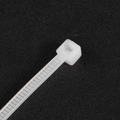 Harfington Uxcell Cable Zip Ties 80mmx1.8mm Self-Locking Nylon Tie Wraps White 700pcs
