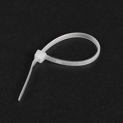Harfington Uxcell Cable Zip Ties 100mmx2.5mm Self-Locking Nylon Tie Wraps White 700pcs