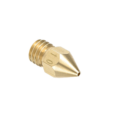 Harfington Uxcell 1mm 3D Printer Nozzle, Fit for MK8, for 1.75mm Filament Brass 2pcs