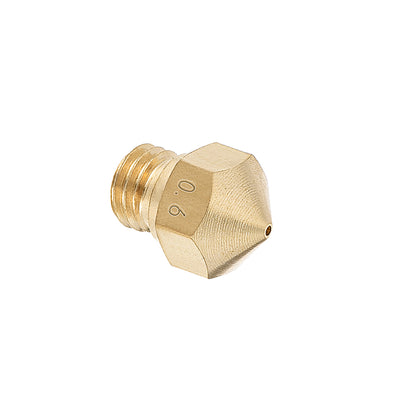 Harfington Uxcell 0.6mm 3D Printer Nozzle, Fit for MK10, for 1.75mm Filament Brass 2pcs