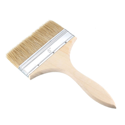 Harfington Uxcell 6 Inch Chip Paint Brush Synthetic Bristle with Wooden Handle for Wall Treatment