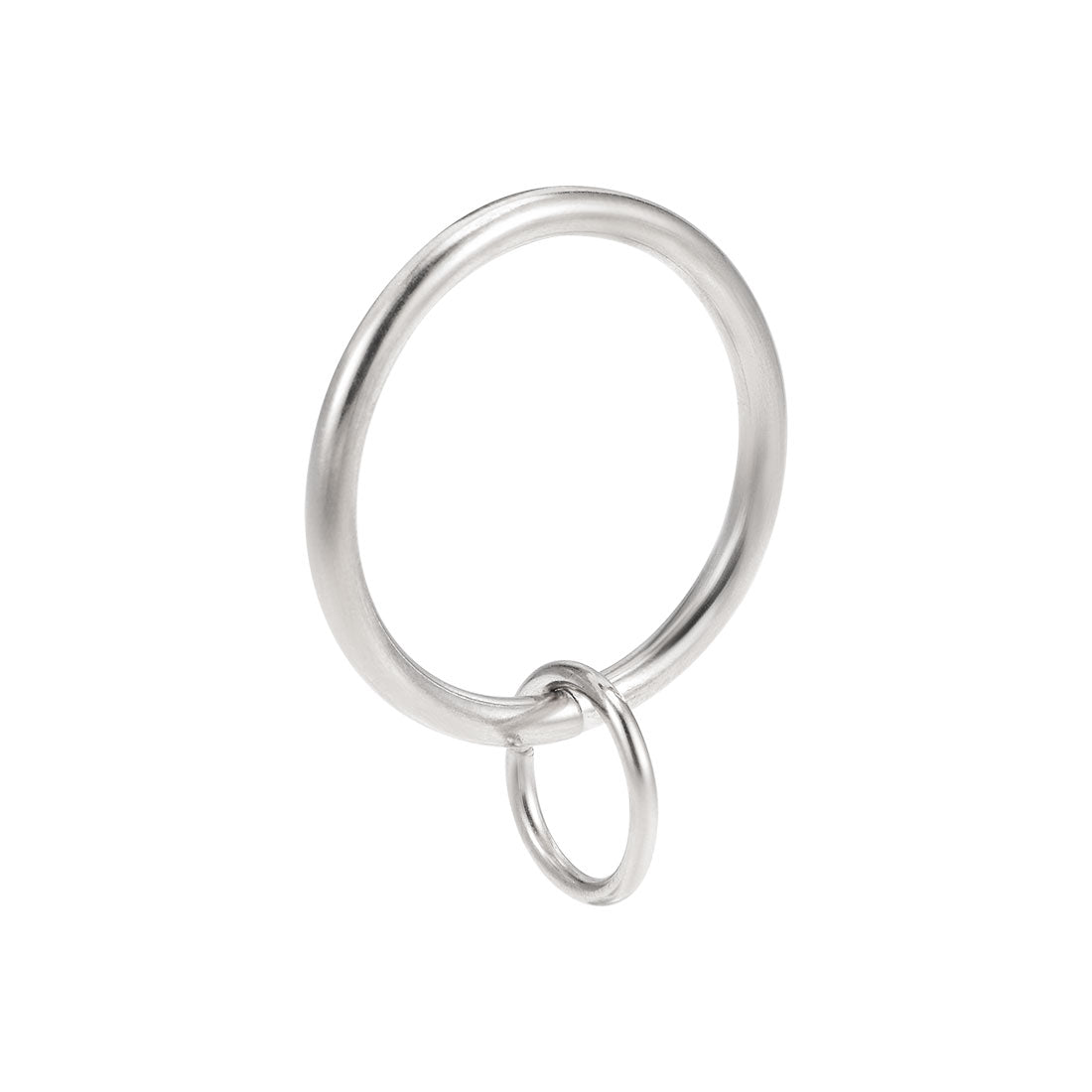 uxcell Uxcell Curtain Ring Metal 32mm Inner Dia Drapery Ring for Curtain Rods Silver Tone 14 Pcs