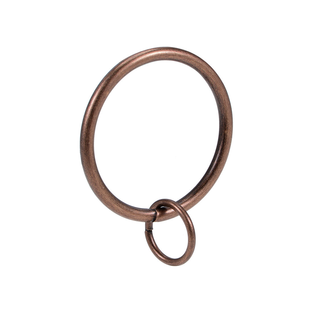 uxcell Uxcell Curtain Ring Metal 37mm Inner Dia Drapery Ring for Curtain Rods Copper 28 Pcs
