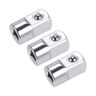 Harfington Uxcell 3 Pcs 1/4 Inch Drive (F) x 1/2 Inch (M) Socket Adapter, Female to Male