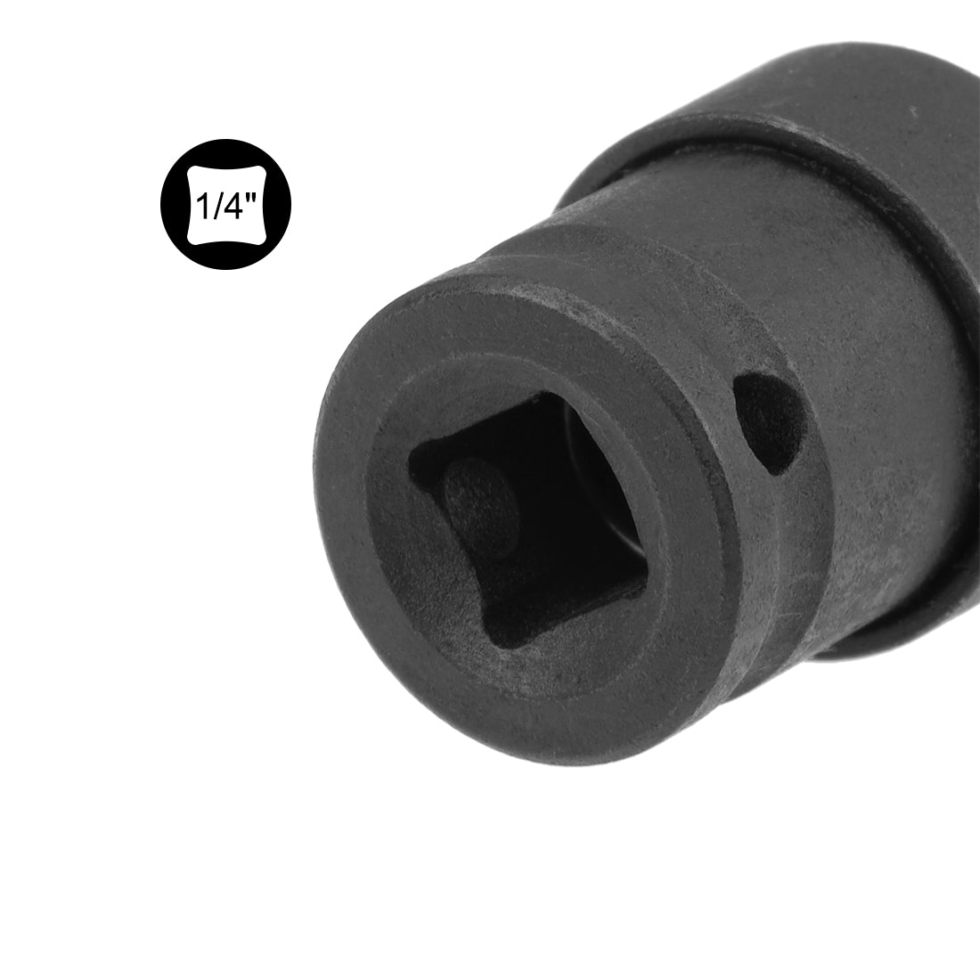 uxcell Uxcell 1/4 Inch Drive Universal Joint Impact Socket, Cr-V