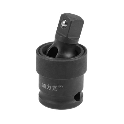 Harfington Uxcell Universal Socket Joint 3/8-Inch Ball Spring Swivel Socket Adapter Cr-V Black