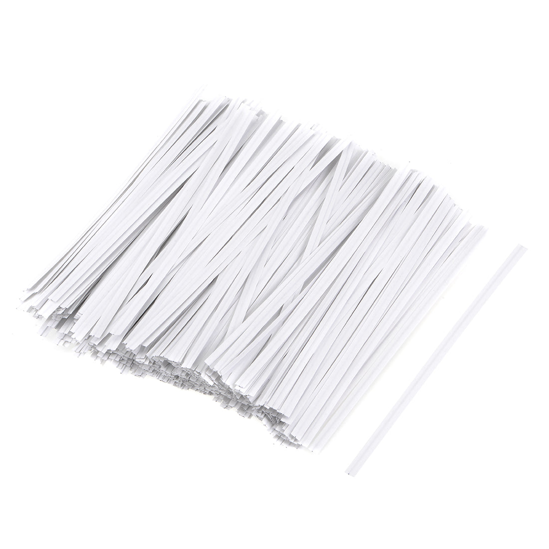 uxcell Uxcell Long Strong Twist Ties 4.7 Inches Quality  Closure Tie for Tying Gift Bags Art Craft Ties Manage Cords White 200pcs