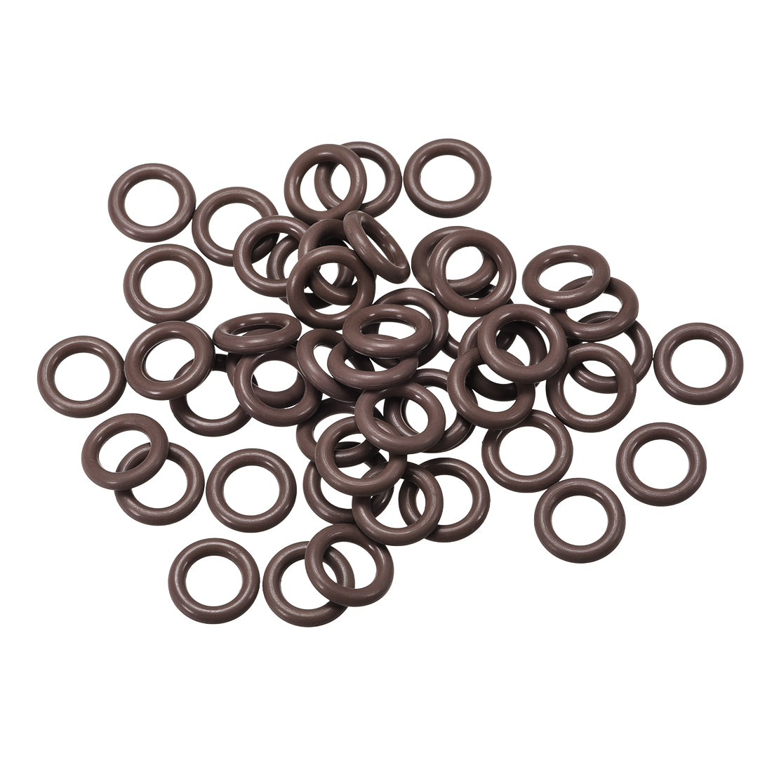 Uxcell Fluorine Rubber O-Rings, 76mm OD, 5 Pack - Heat & Oil Resistant Seals For Plumbing & Machinery