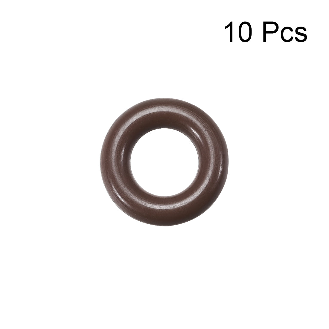 uxcell Uxcell Fluorine Rubber O Rings, Seal Gasket Brown 10Pcs