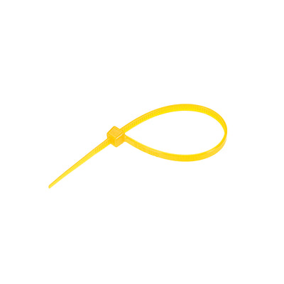 Harfington Uxcell Cable Zip Ties 150mmx3.6mm Self-Locking Nylon Tie Wraps Yellow 40pcs